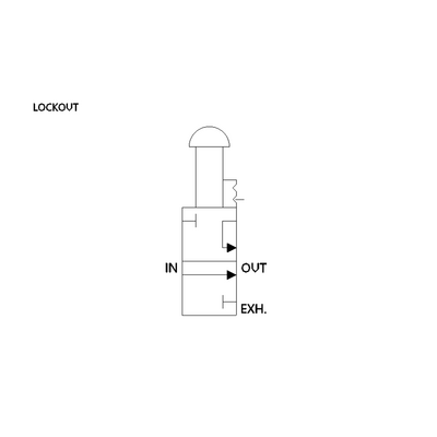 VL52G12AY NUMATICS/AVENTICS QUICK EXHAUST LOCKOUT VALVE<BR>52 SERIES 1 1/2" G, MUFFLER